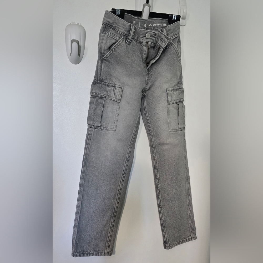 Gray Gap Cargo Jeans